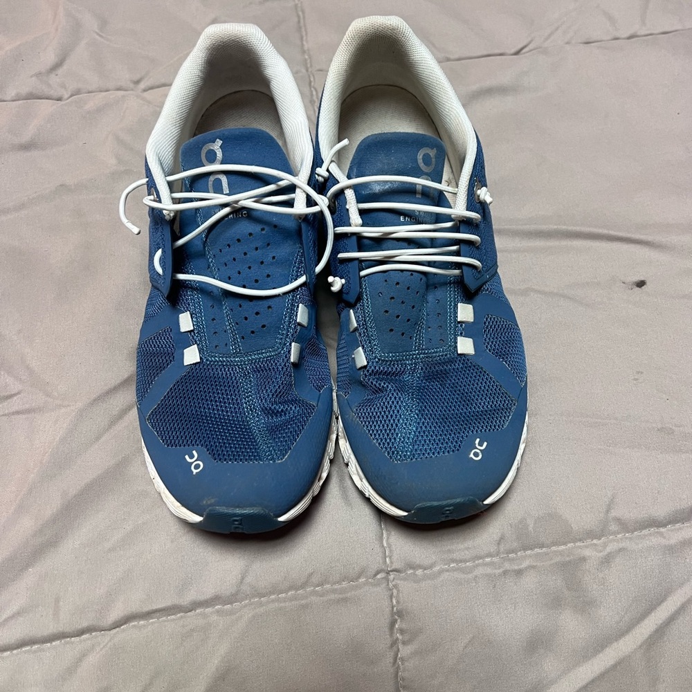On cloud Running Blue Athletic Shoes
